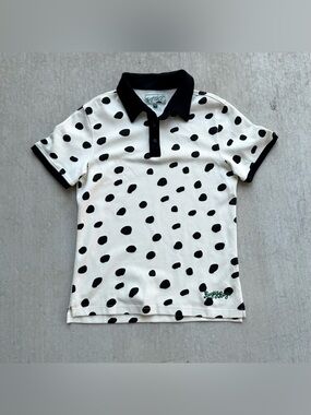 Bogey Boys Golf Polo Cheetah All Over Print Men Size Small